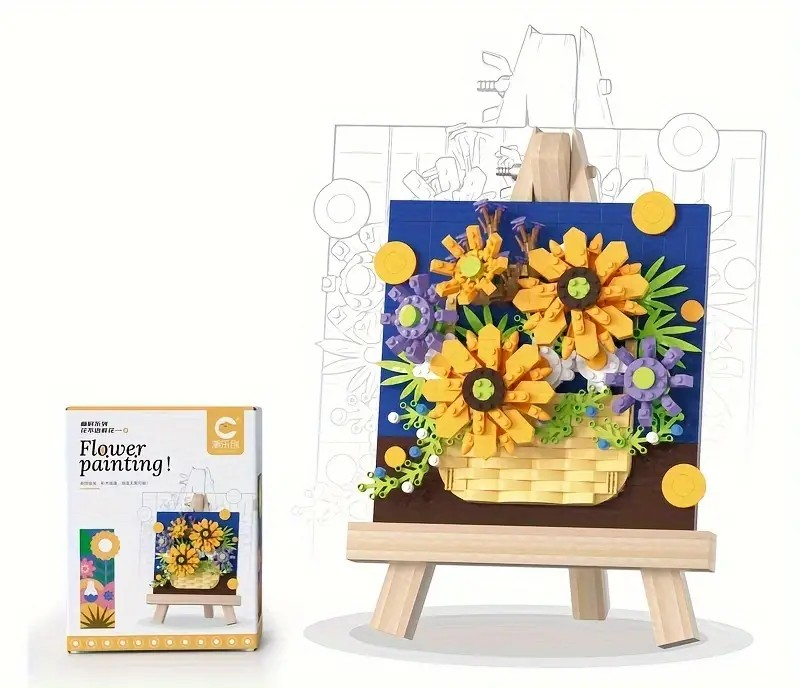 Bloque de construcción: Pintura de girasoles