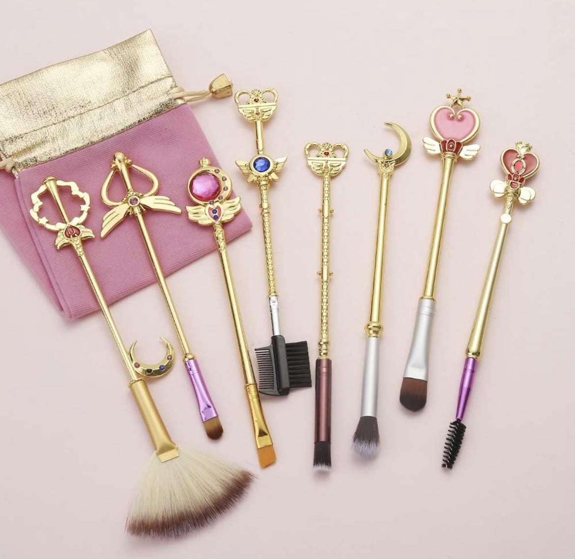 Set de brochas Sailor Moon oro